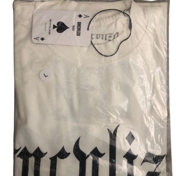 Uncvlizd World Tshirt Men’s Size Large - Picture 7 of 8